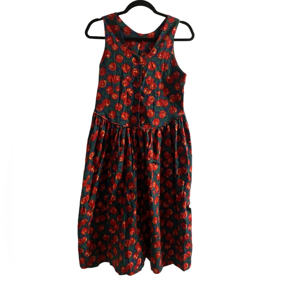 Vintage Judy Lynn Apple Midi Dress
